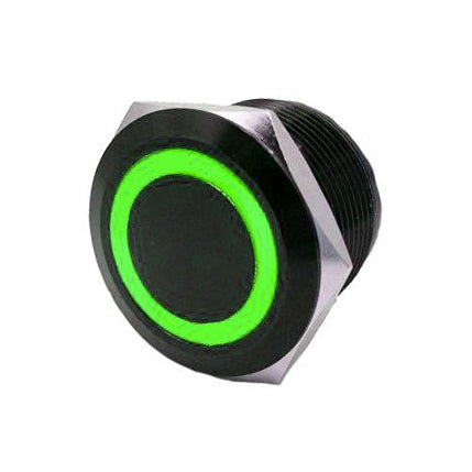 QUAKELED SWITCH FLUSH MOUNT ON/OFF BK/GR QUAKELED QRS718