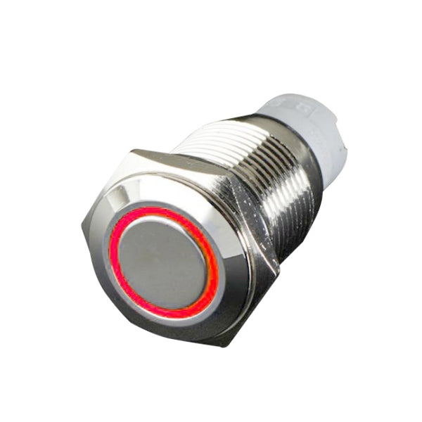 QUAKELED SWITCH FLUSH MOUNT ON/OFF CH/RD QUAKELED QRS724