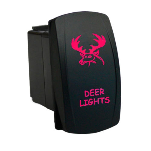 QUAKELED ROCKER SWITCH 5 PINS DEER LIGHTS RD QRS879