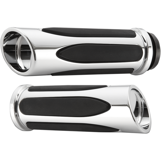 ARLEN NESS COMFORT GRIPS DEEP CUT CHROME FBW 07-052