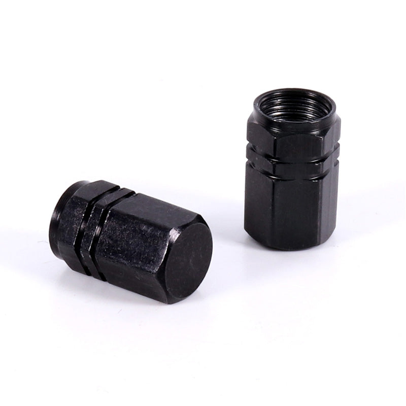 TOXIC VALVE CAP ''HEXA'' BLACK (2PCS) 228312