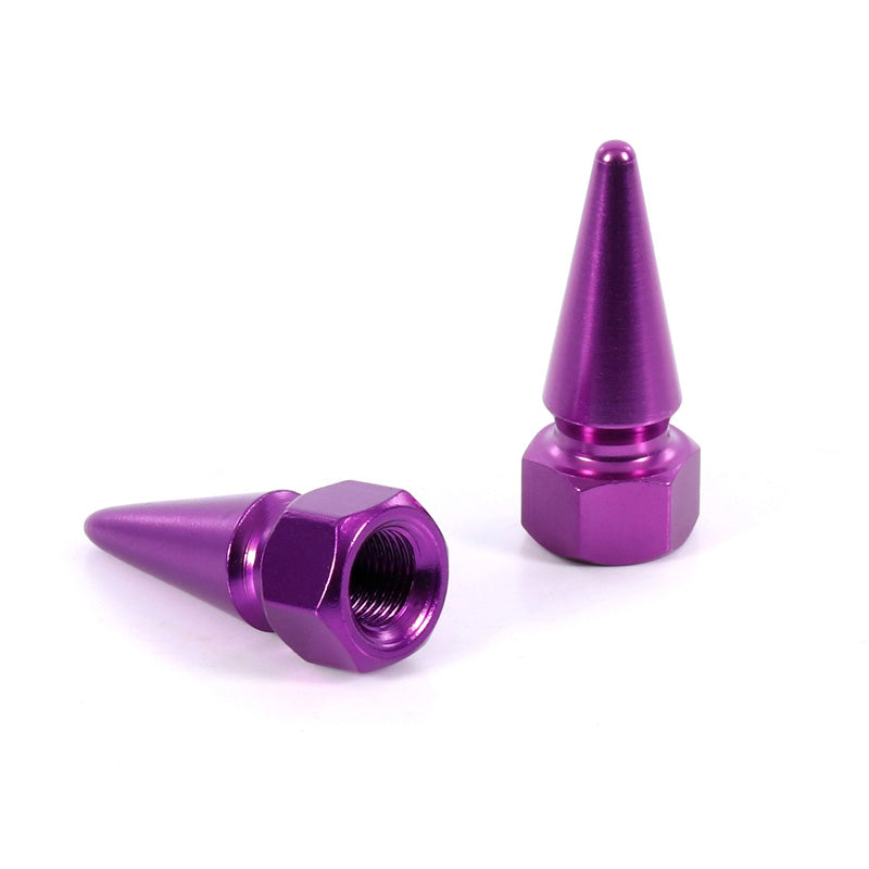 TOXIC VALVE CAP ''SPIKE'' PURPLE (2PCS) 228335