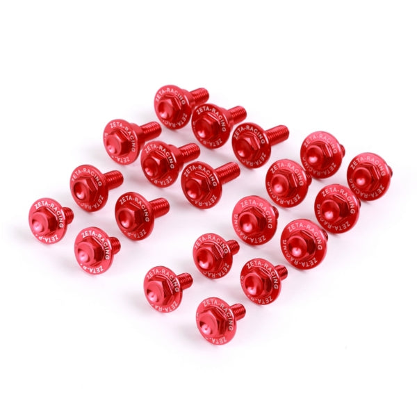 DRC ZETA UNIT BOLT SET ALU PLASTIC RD HON ZE88-5042