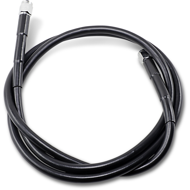 DRAG SPECIALTIES BLACK S/S BRAKE LINE 50" 850-BLK