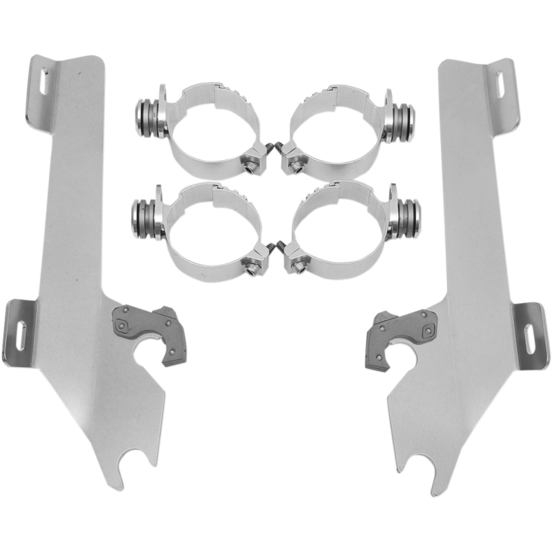 MEMPHIS SHADES METRIC VTX1800 EXP FORKS B/W HRDWR POLISH MEK1904