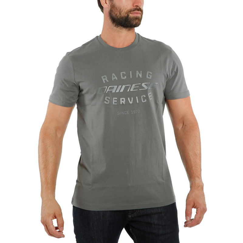 DAINESE PADDOCK T-SHIRT CHARCOAL-GRAY/CHARCOAL-GRAY 1896806-G37-XL