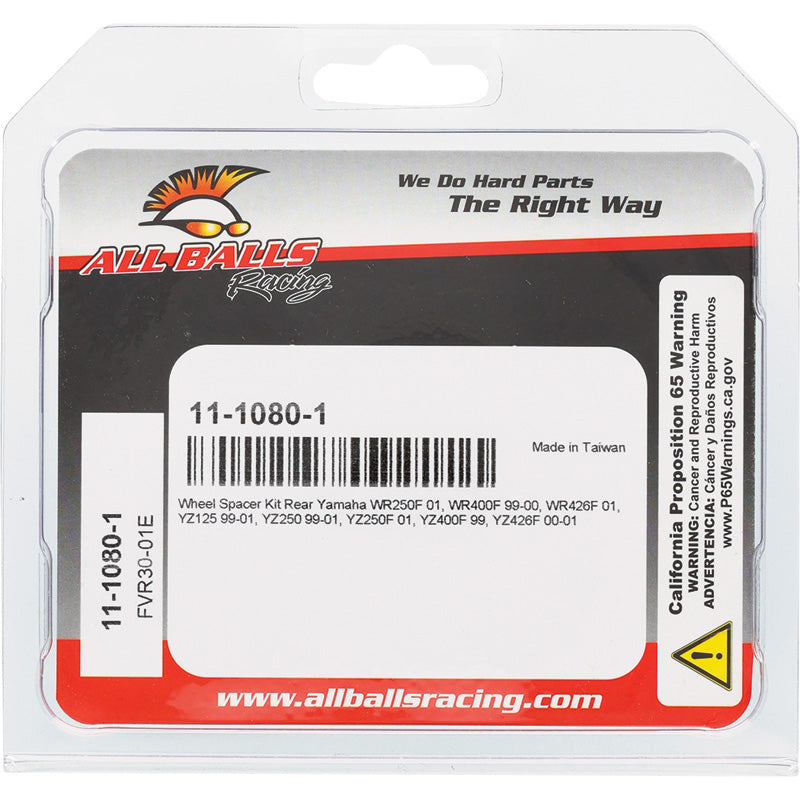 ALL BALLS REAR WHEEL SPACER KIT YZ125/250 99-01 11-1080-1