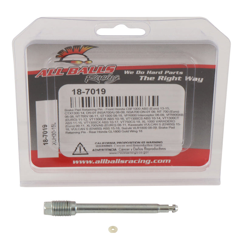 ALL BALLS BRAKE PAD RETAINING PIN FR HONDA VFR800 06-09 18-7019