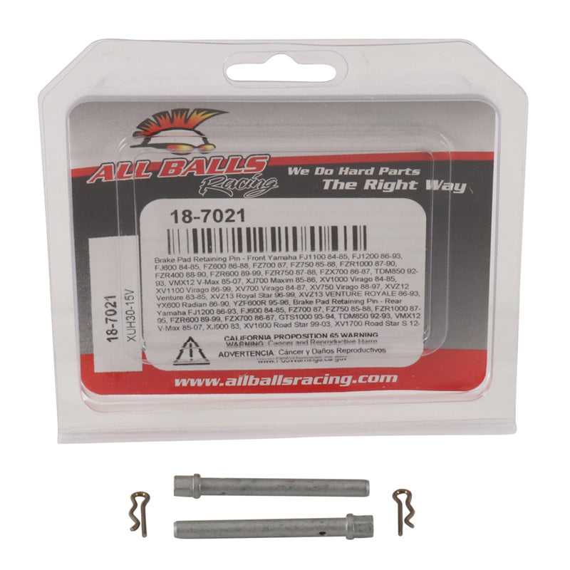 ALL BALLS BRAKE PAD RETAINING PIN FR/RR FJ1100/1200/VIRAGO 18-7021