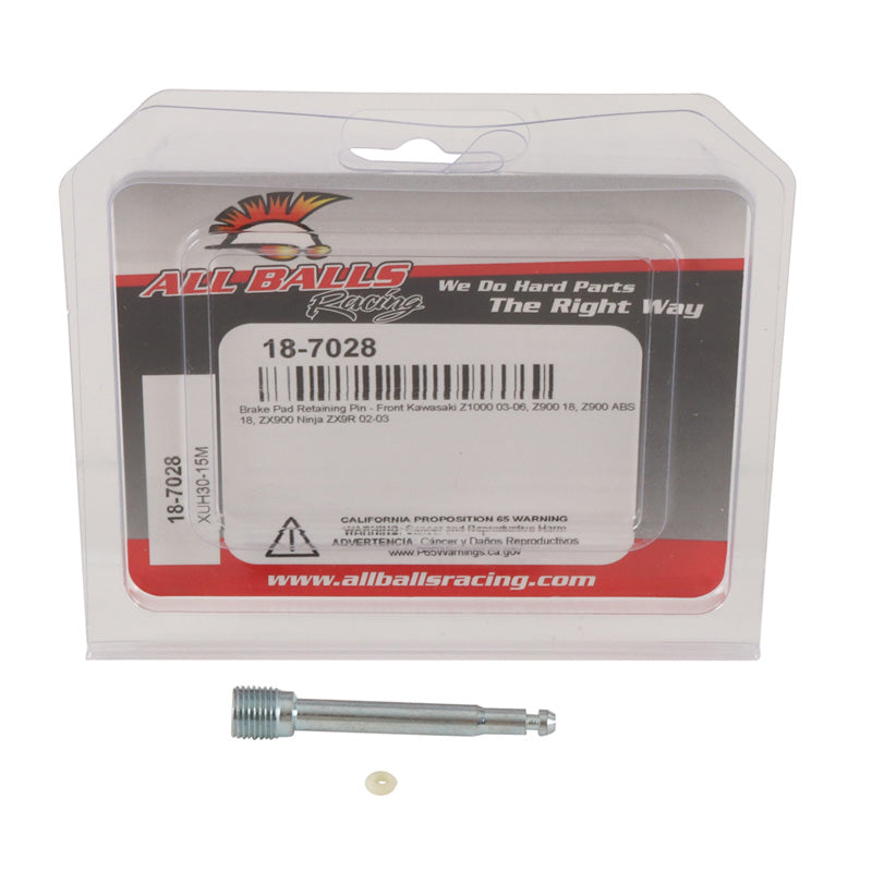 ALL BALLS BRAKE PAD RETAINING PIN FR KAWASAKI Z1000 03-06 18-7028