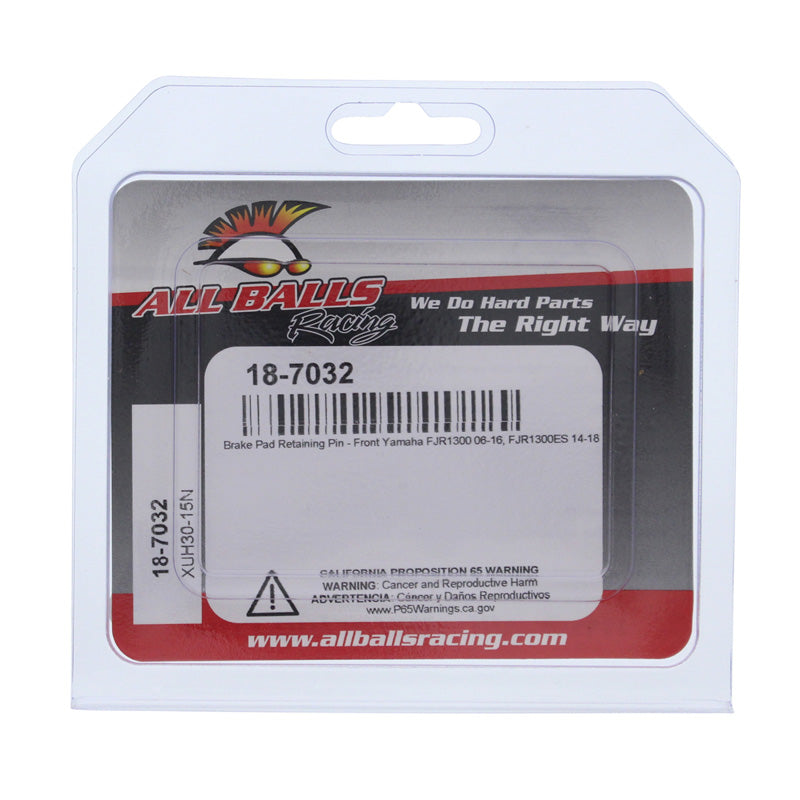 ALL BALLS BRAKE PAD RETAINING PIN FR YAMAHA FJR1300/ES 06-1 18-7032