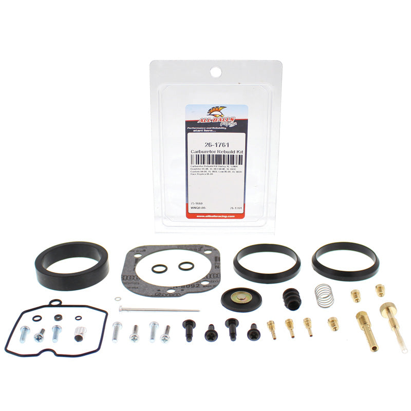 ALL BALLS CARBURETOR REBUILD KIT HARLEY XL 883 04-06 26-1761