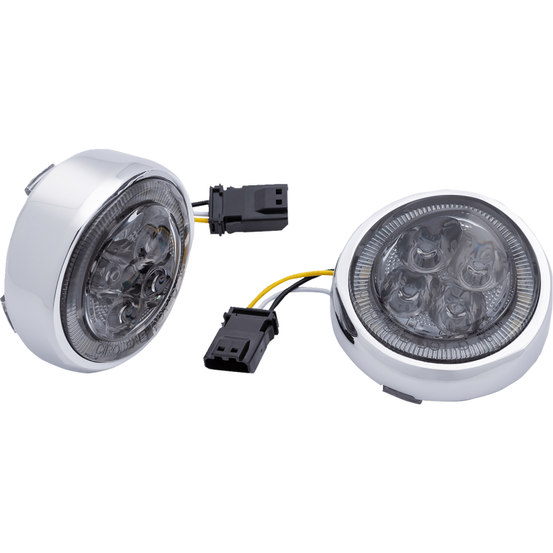 CIRO LLC LIGHT FANG FRT CHR/SMK 45603