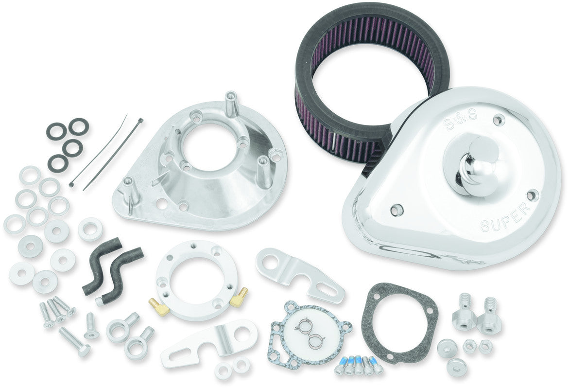 S&S CYCLE 91-16 XL TEARDROP A/CLEANER KIT 17-0448
