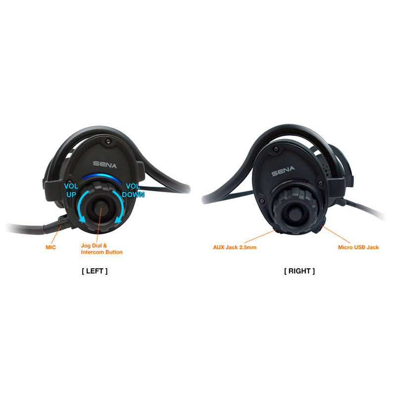 SENA SPH10 HALF HELMET BLUETOOTH INTERCOM SPH10-10