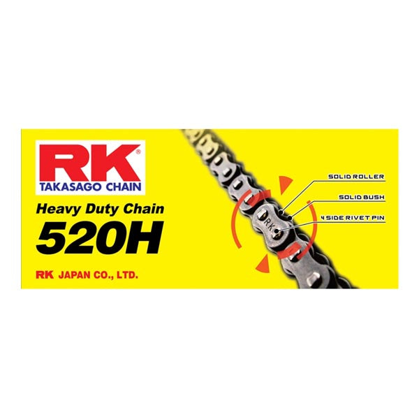 RK HEAVY DUTY MOTORCYCLE CHAIN 520-110 520H-110