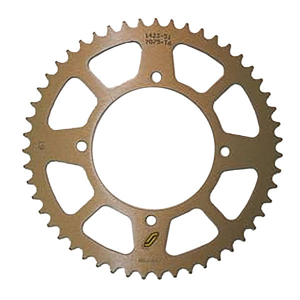 SUNSTAR WORKS TRIPLESTAR ALUMINUM REAR SPROCKET SILVER KAWASAKI/SUZUKI ALUMINUM REAR 5-142352