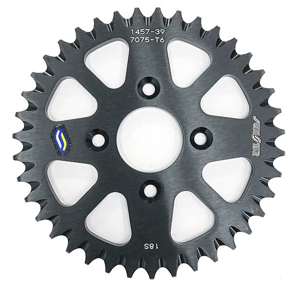 SUNSTAR WORKS TRIPLESTAR ALUMINUM REAR SPROCKETS BLACK COBRA ALUMINUM REAR 5-145739BK