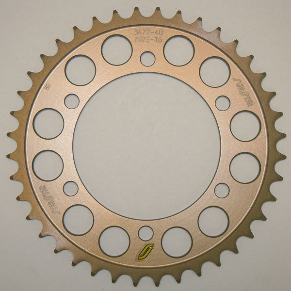 SUNSTAR WORKS TRIPLESTAR ALUMINUM REAR SPROCKET  5-347739