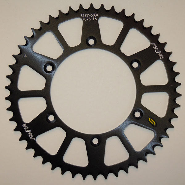 SUNSTAR WORKS TRIPLESTAR ALUMINUM REAR SPROCKET BLACK 5-357751BK