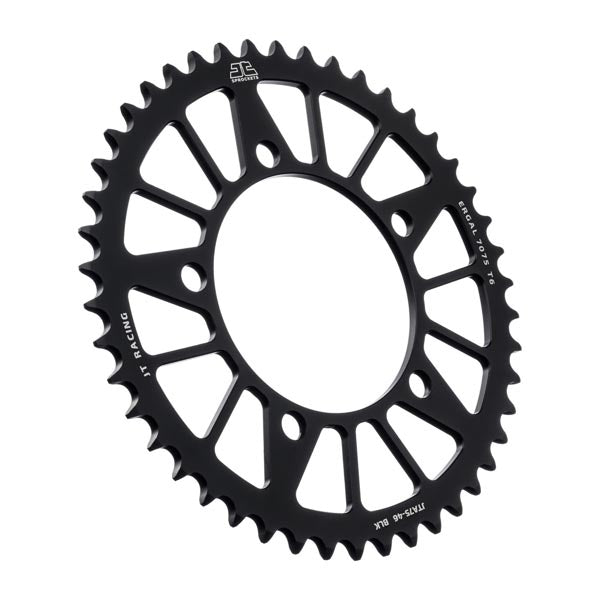 JT 75 RACELITE REAR SPROCKET 46 TEETH BLACK JTA75.46BLK