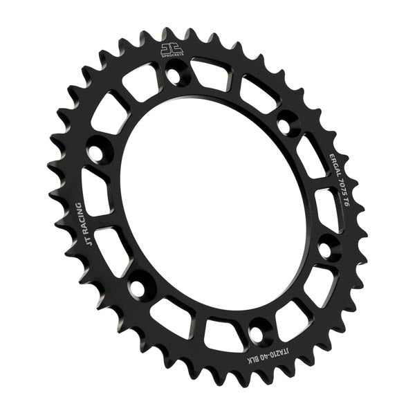 JT 210 RACELITE REAR SPROCKET 40 TEETH BLACK JTA210.40BLK