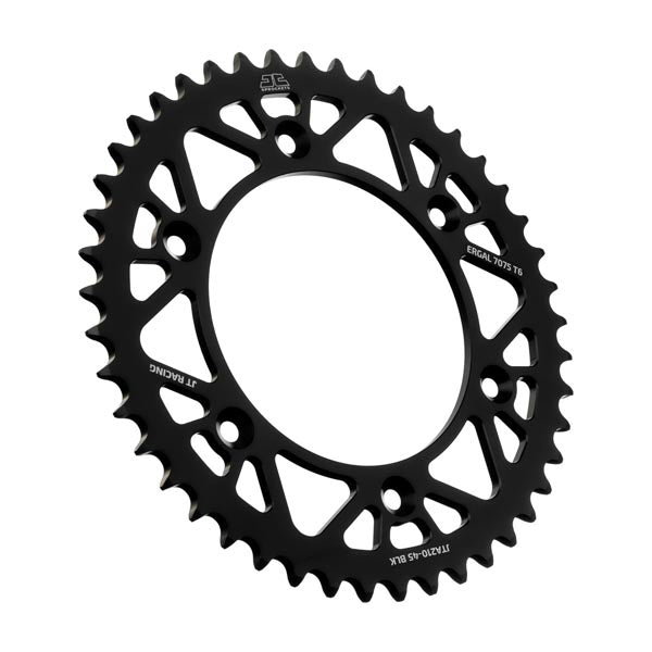 JT 210 RACELITE REAR SPROCKET 45 TEETH BLACK JTA210.45BLK