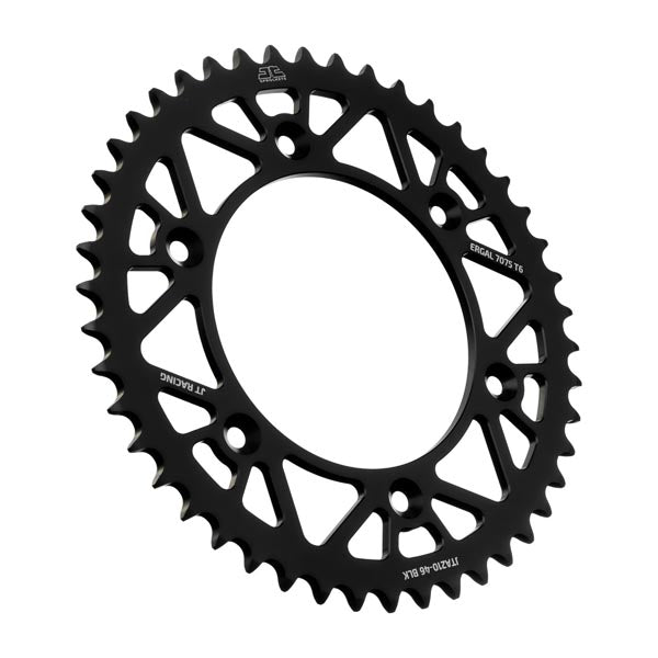 JT 210 RACELITE REAR SPROCKET 46 TEETH BLACK JTA210.46BLK