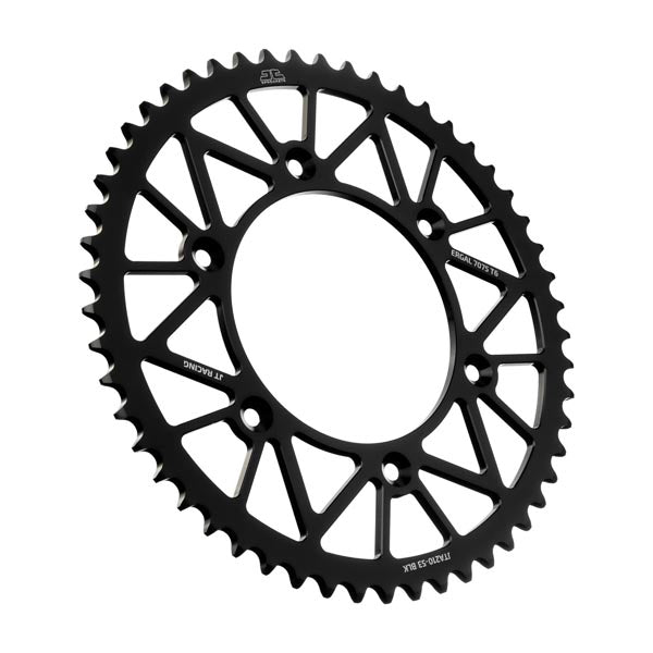 JT 210 RACELITE REAR SPROCKET 53 TEETH BLACK JTA210.53BLK