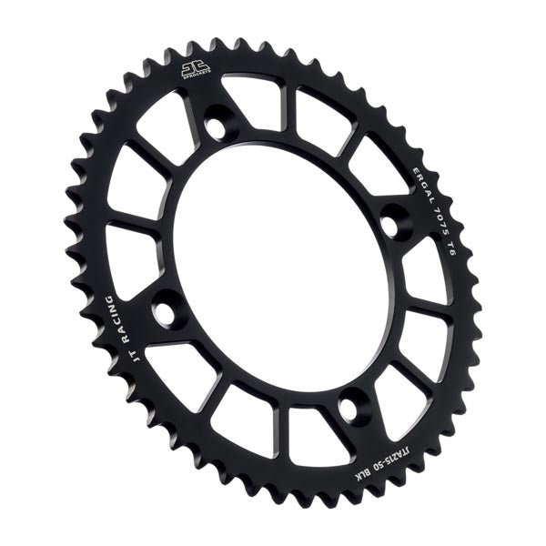JT 215 RACELITE REAR SPROCKET 50 TEETH BLACK JTA215.50BLK