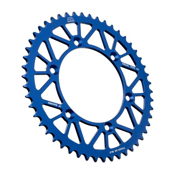 JT 251 RACELITE REAR SPROCKET 50 TEETH BLUE JTA251.50BLU