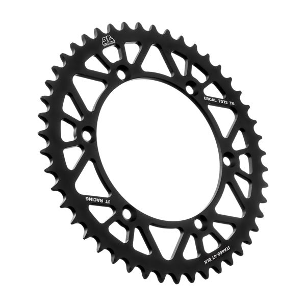 JT 460 RACELITE REAR SPROCKET 47 TEETH BLACK JTA460.47BLK
