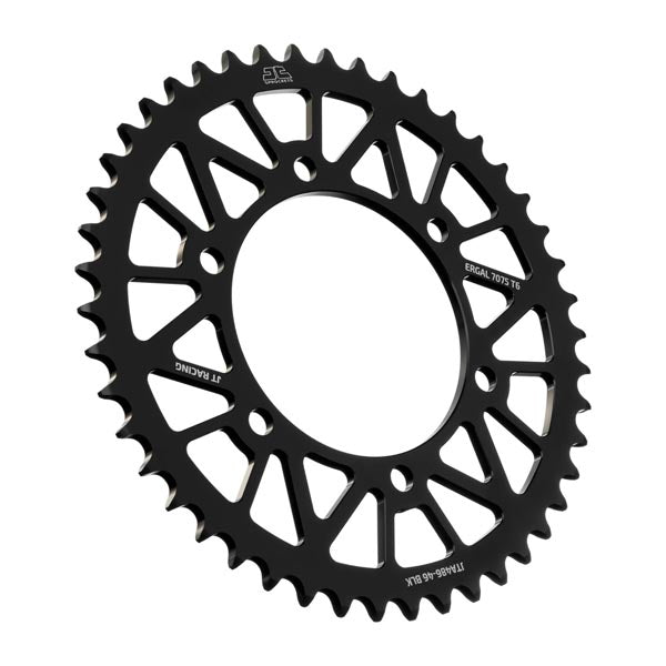 JT 486 RACELITE REAR SPROCKET 46 TEETH BLACK JTA486.46BLK