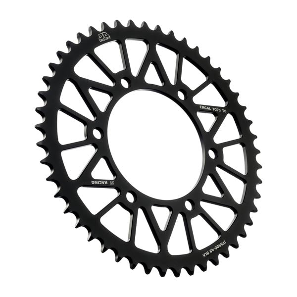 JT 486 RACELITE REAR SPROCKET 49 TEETH BLACK JTA486.49BLK