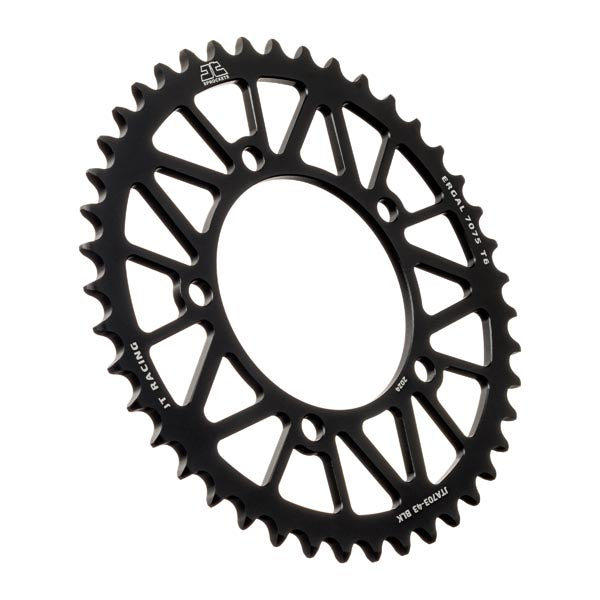 JT 703 RACELITE REAR SPROCKET 43 TEETH BLACK JTA703.43BLK