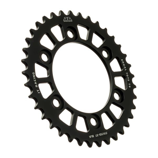 JT 735 RACELITE REAR SPROCKET 37 TEETH BLACK JTA735.37BLK
