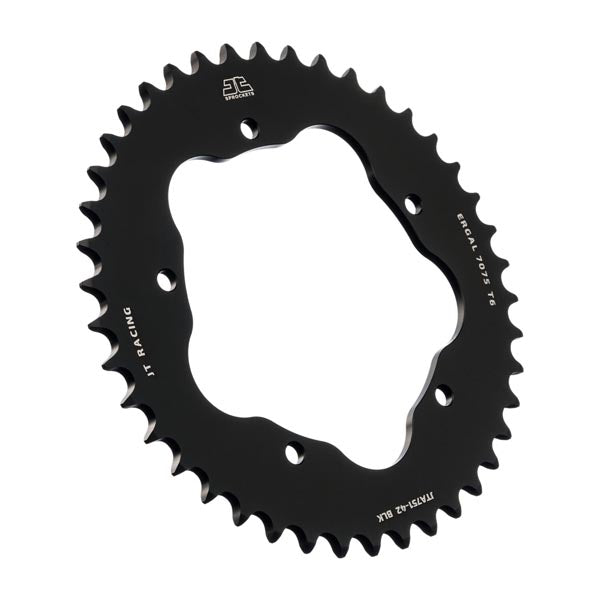 JT 751 RACELITE REAR SPROCKET 42 TEETH BLACK JTA751.42BLK