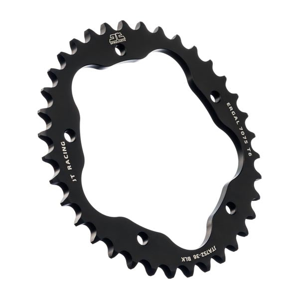 JT 752 RACELITE REAR SPROCKET 36 TEETH BLACK JTA752.36BLK