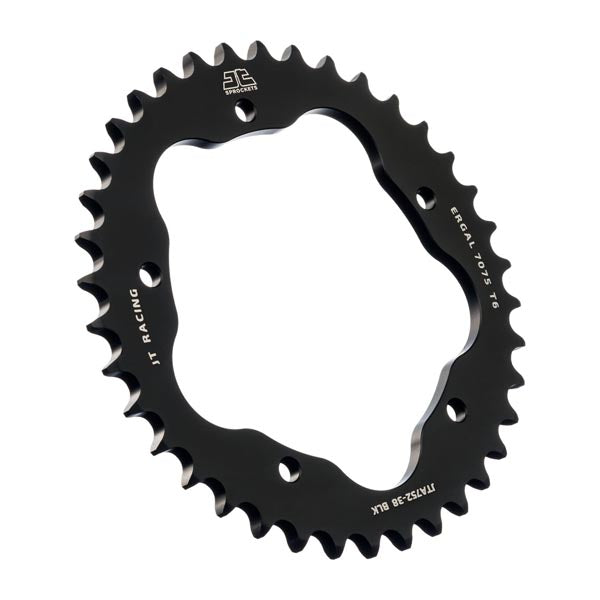 JT 752 RACELITE REAR SPROCKET 38 TEETH BLACK JTA752.38BLK