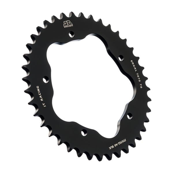 JT 752 RACELITE REAR SPROCKET 40 TEETH BLACK JTA752.40BLK
