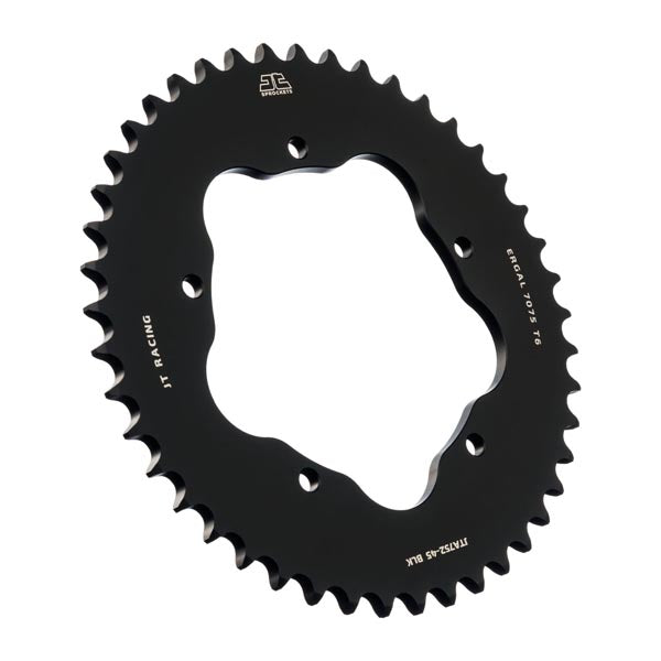 JT 752 RACELITE REAR SPROCKET 45 TEETH BLACK JTA752.45BLK