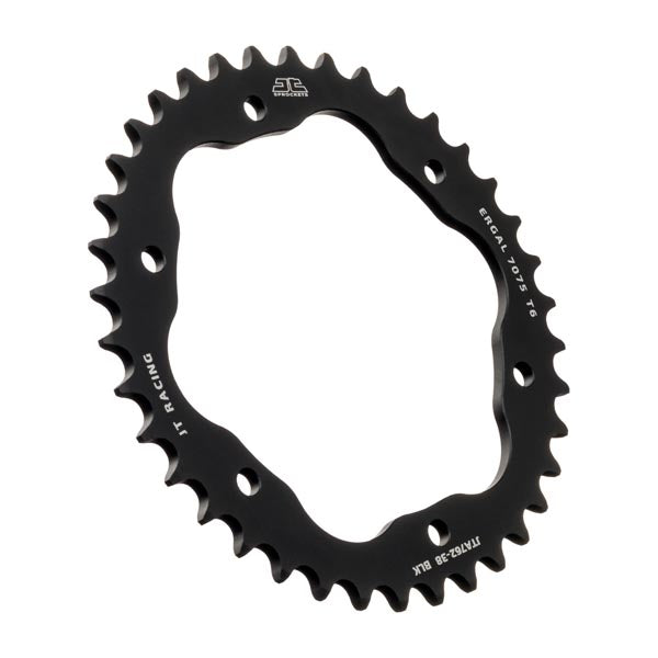JT 762 RACELITE REAR SPROCKET 38 TEETH BLACK JTA762.38BLK