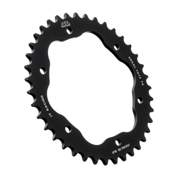 JT 762 RACELITE REAR SPROCKET 39 TEETH BLACK JTA762.39BLK