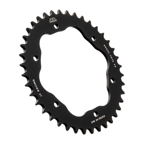 JT 762 RACELITE REAR SPROCKET 40 TEETH BLACK JTA762.40BLK