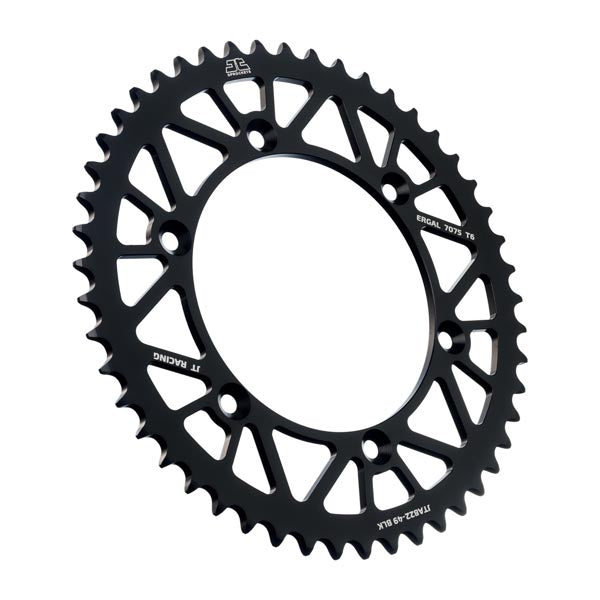 JT 822 RACELITE REAR SPROCKET 49 TEETH BLACK JTA822.49BLK