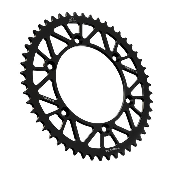 JT 822 RACELITE REAR SPROCKET 50 TEETH BLACK JTA822.50BLK