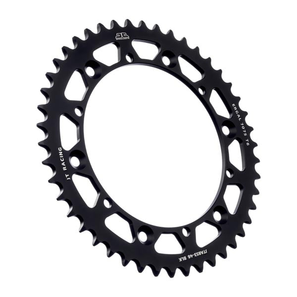 JT 853 RACELITE REAR SPROCKET 46 TEETH BLACK JTA853.46BLK