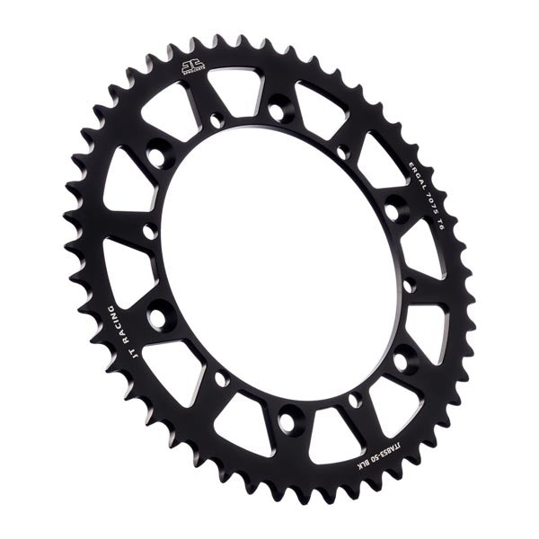 JT 853 RACELITE REAR SPROCKET 50 TEETH BLACK JTA853.50BLK