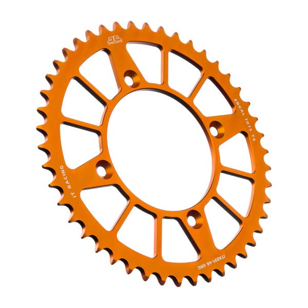 JT 891 RACELITE REAR SPROCKET 46 TEETH ORANGE JTA891.46ORG