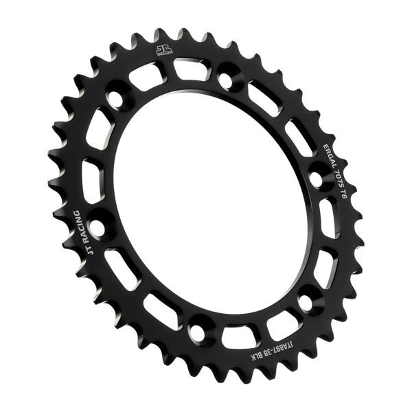 JT 897 RACELITE REAR SPROCKET 38 TEETH BLACK JTA897.38BLK